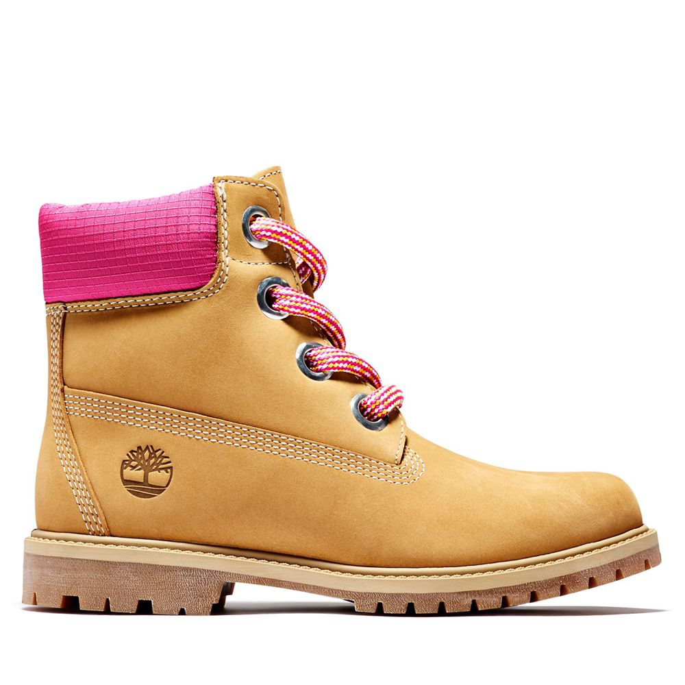 Bocanci 6-Inch Timberland Dama Maro - Heritage Waterproof - Romania - HFYAQZ173